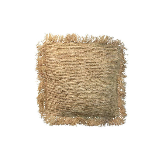 Handgewebte Raffia-Kissenbezüge